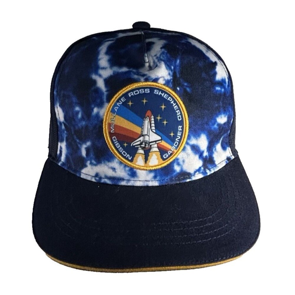 Nasa Space Shuttle Tie Dye Cap Gibson Mullane Ross Shepherd Gardner  Youth OS